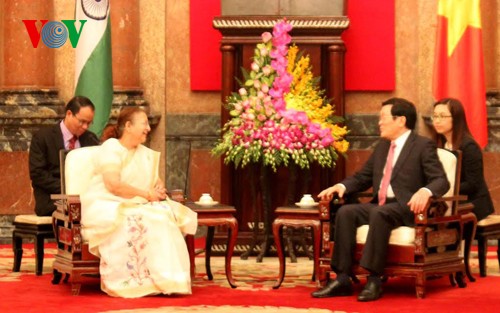 Президент СРВ Чыонг Тан Шанг принял спикеров парламентов стран-участниц 132-й сессии ГА МПС - ảnh 1